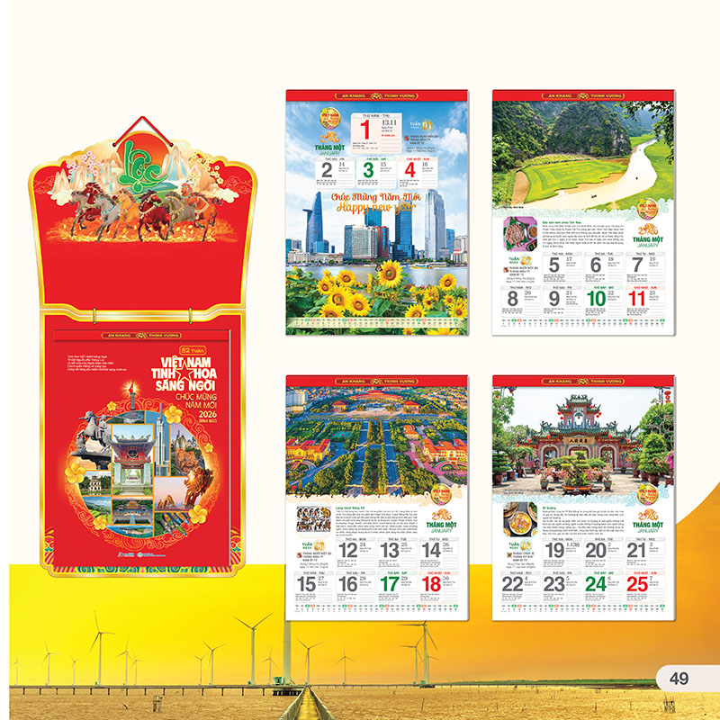 Lịch 52 Tuần 2026
