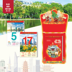 Bloc Siêu Đại Đặc Biệt 38x53cm – Tinh Hoa Việt Nam  – Mã: AH 01