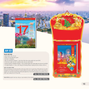 Bloc Siêu Đại 29x41cm – Vinh Quang Việt Nam – Mã: AH03