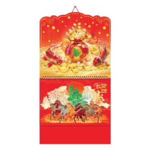 Lò xo giữa bộ số 37x68cm – Túi Tài Lộc – Mã: AH 32
