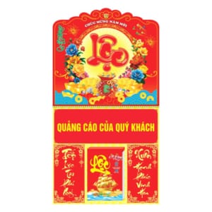 Lò Xo Giữa 37x68cm Gắn Bloc – Tài Lộc Vinh Hoa  – Mã: BM 117