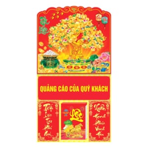 Lò Xo Giữa 37x68cm Gắn Bloc – Đắc Lộc Vinh Hoa  – Mã: BM 121