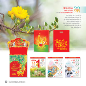 Lịch 52 Tuần 30x40cm – Mã Đáo Thành Công – Mã: HN16