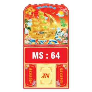 Lò Xo Giữa 37x68cm Gắn Bloc – Thuận Buồm Xuôi Gió – Mã: MS 64
